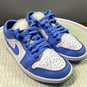 Air Jordan 1 Low UNC 2024 Women's University Blue Sneakers Low‎ Tops Sz.7 US
